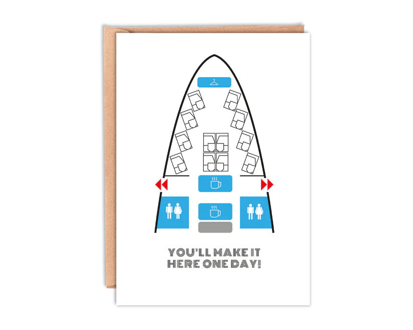 Business Class Birthday Card With Envelope