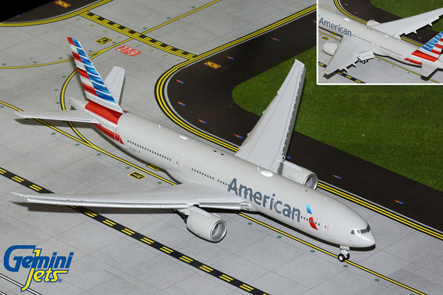 GeminiJets American Airlines Boeing B777-200ER N788AN (Flaps Down) 1/200 Aircraft Scale Model