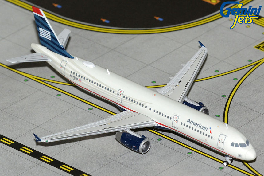 GeminiJets American Airlines Airbus A321-200 N578UW “US Airways” Heritage livery 1/400 Scale