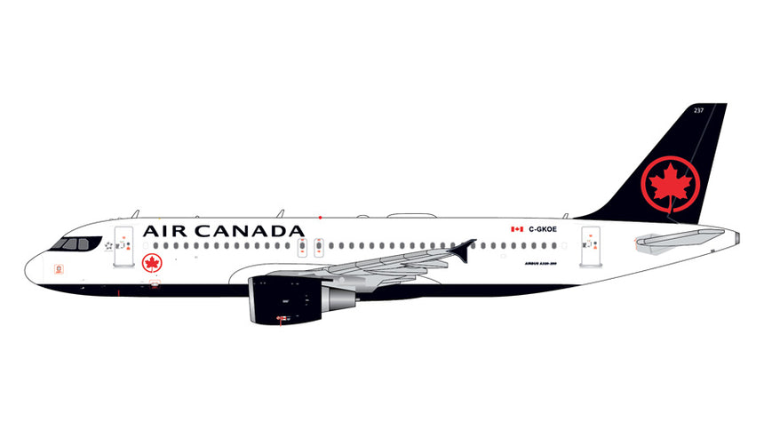 GeminiJets Air Canada Airbus A320-200 C-GKOE 1/400 Aircraft Scale Model