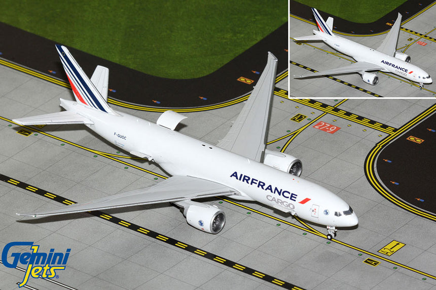 GeminiJets Air France Cargo Boeing B777-200LRF F-GUOC (Interactive Series) 1/400 Aircraft Scale Model