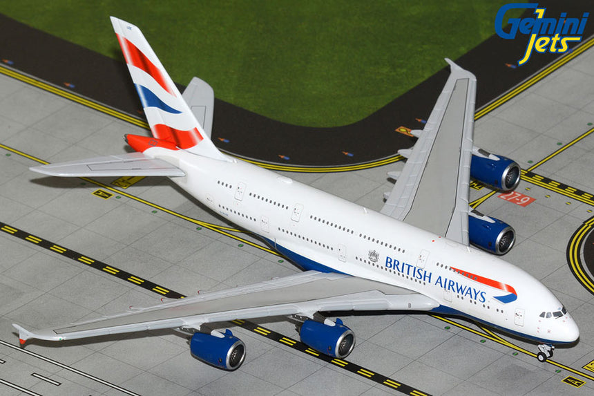 GeminiJets British Airways Airbus A380 G-XLEE 1/400 Aircraft Scale Model