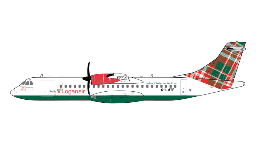 GeminiJets Loganair ATR 72-600 G-LMTF (green livery) 1/400 Aircraft Scale Model
