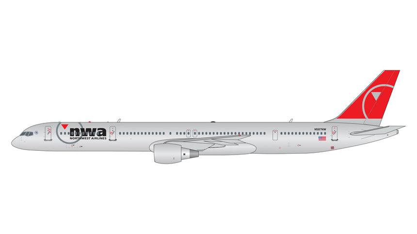 GeminiJets Northwest Airlines Boeing B757-300 N587NW “nwa” livery 1/400 Aircraft Scale Model