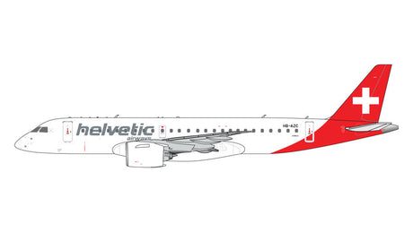 GeminiJets Helvetic Airways Embraer E190-E2 HB-AZC 1/400 Aircraft Scale Model