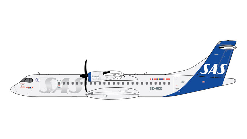 GeminiJets Scandinavian Airlines (SAS) ATR-72-600 SE-MKD 1/400 Aircraft Scale Model