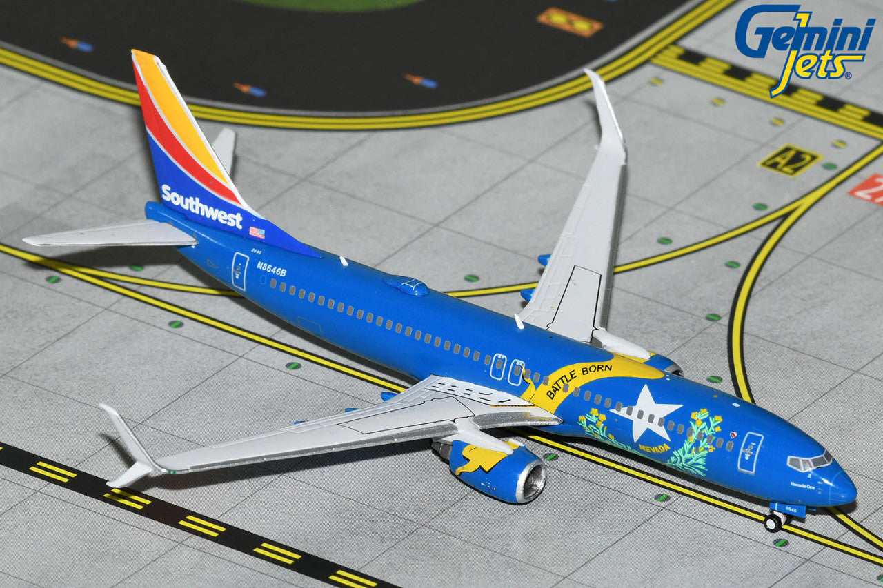 GeminiJets Southwest Airlines Boeing 737-800W N8646B "Nevada One" 1/400 GJSWA2246