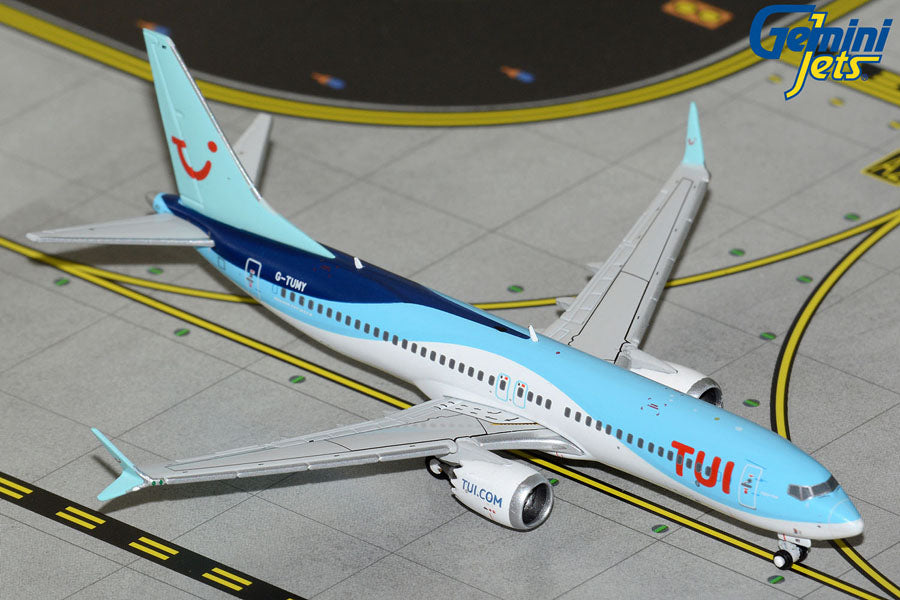 GeminiJets TUI Airways Boeing B737 MAX 8 G-TUMY 1/400 Aircraft Scale Model