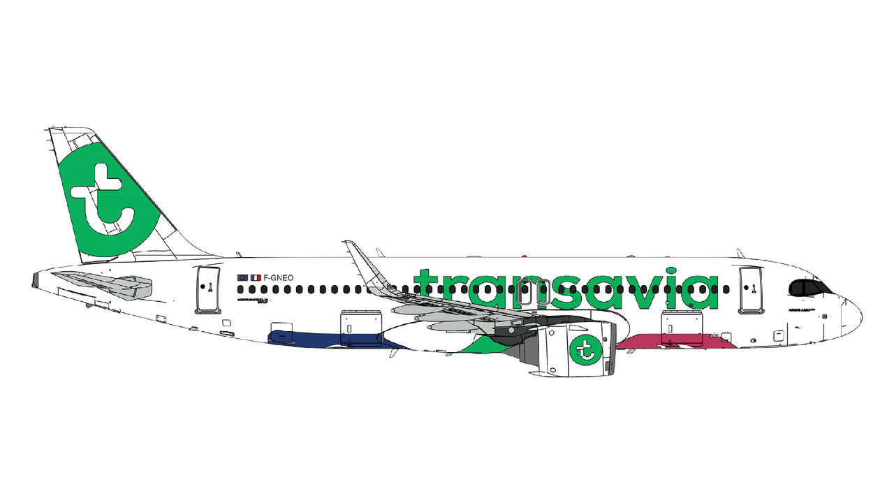 GeminiJets Transavia Airlines Airbus A320Neo F-GNEO 1/400 GJTRA2249