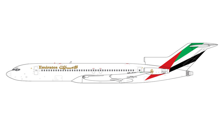 GeminiJets Emirates Boeing B727-200 A6-EMC 1/400 Aircraft Scale Model
