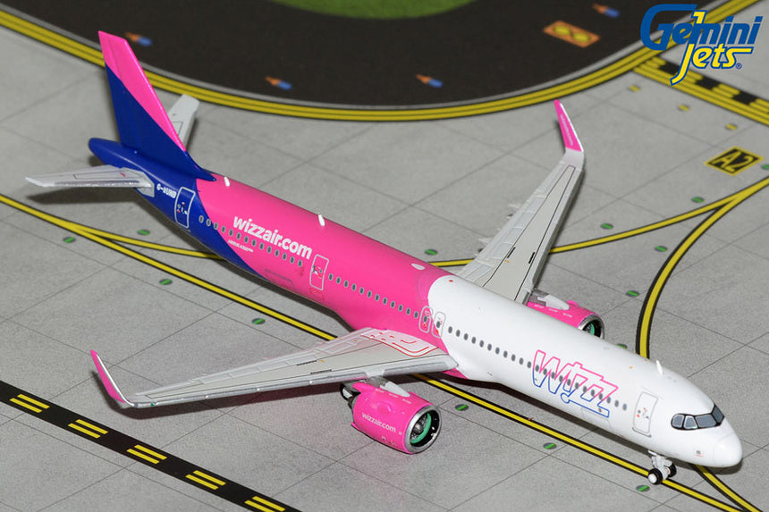 GeminiJets Wizz Air UK Airbus A321neo G-WUNB 1/400 Aircraft Scale Model