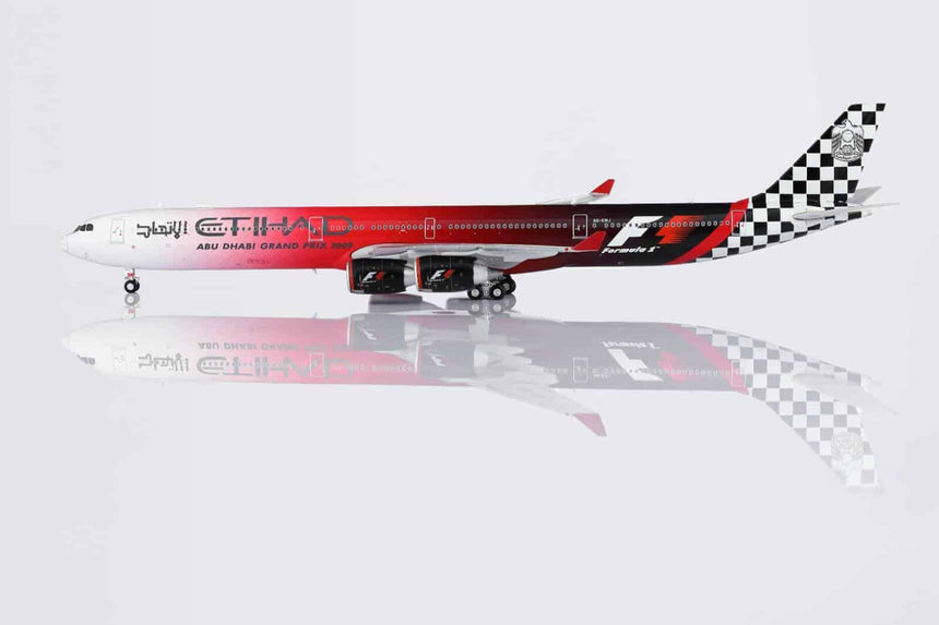 HX Models Etihad Airways Airbus A340-642 A6-EHJ "Abu Dhabi GP 2009" Standard Version 1/400 Scale