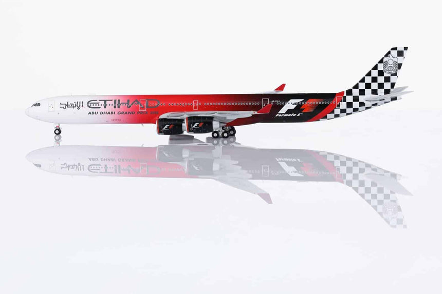 HX Models Etihad Airways Airbus A340-642 A6-EHJ "Abu Dhabi GP 2015" Standard Version 1/400 Scale