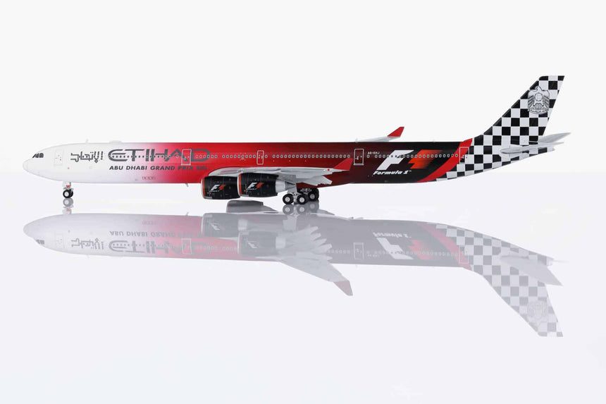 HX Models Etihad Airways Airbus A340-642 A6-EHJ "Abu Dhabi GP 2014" Standard Version 1/400 Scale