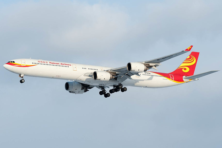 SQ Wings Hainan Airlines "Flaps Down" Airbus A340-600 B-6509 1/200 Aircraft Scale Model