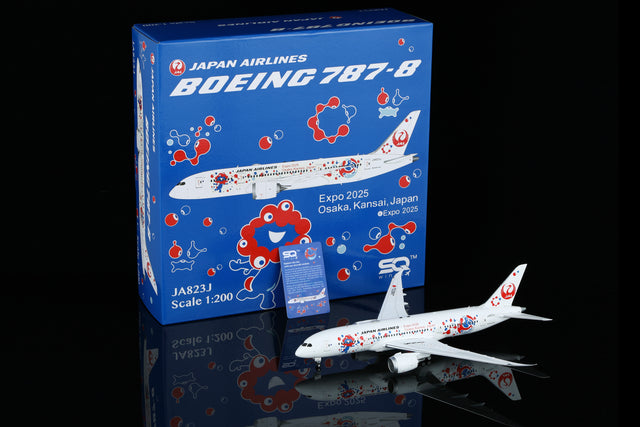 SQ Wings JAL "Expo 2025 Osaka" Boeing B787-8 JA823J 1/200 Aircraft Scale Model