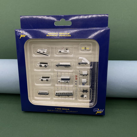 Gemini Jets Airport Accessories GSE 14 Piece Set 1/400 Aircraft Scale Model