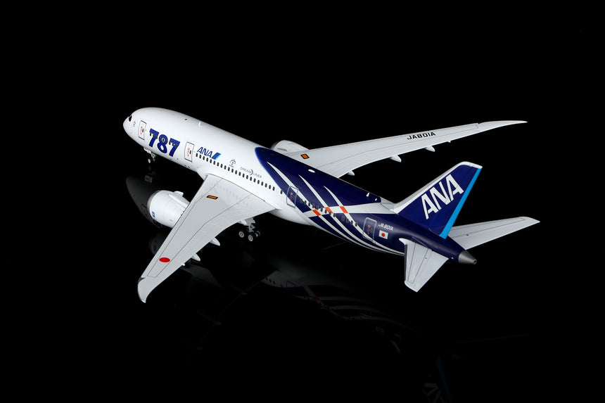 SQ Wings All Nippon Airways Special Delivery Livery Boeing B787-8 JA801A 1/200 Aircraft Scale Model