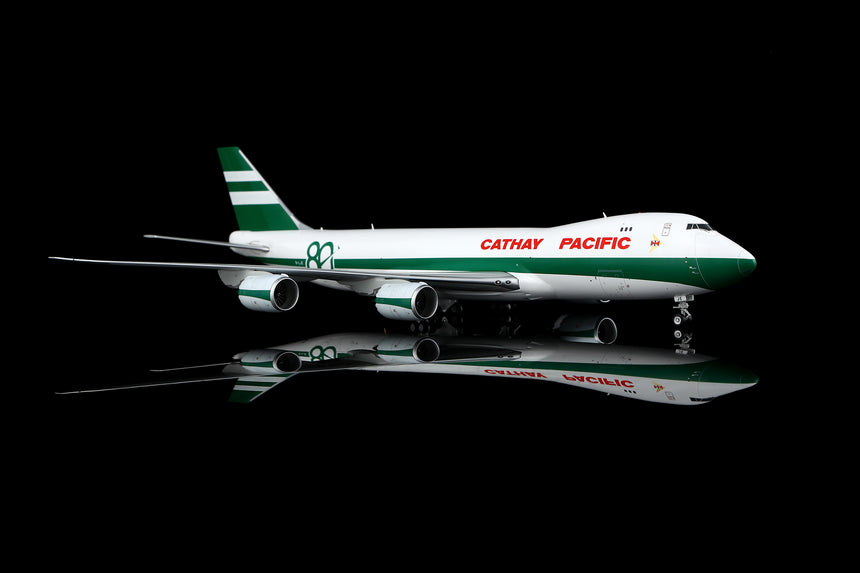 SQ Wings Cathay Pacific Boeing B747-8F B-LJE "80th Anniversary Retro" special colours 1/200 Aircraft Scale Model