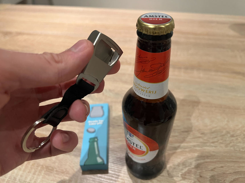 The Seatbelt Bottle Opener Keychain