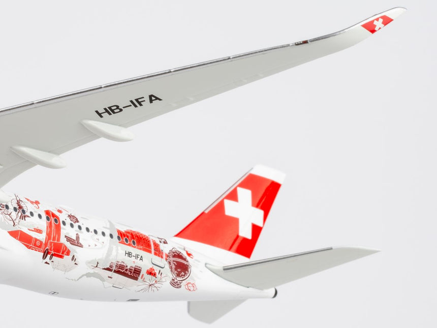 NG Models Swiss "Wanderlust" Airbus A350-900 HB-IFA (ULTIMATE) 1/400 Aircraft Scale Model