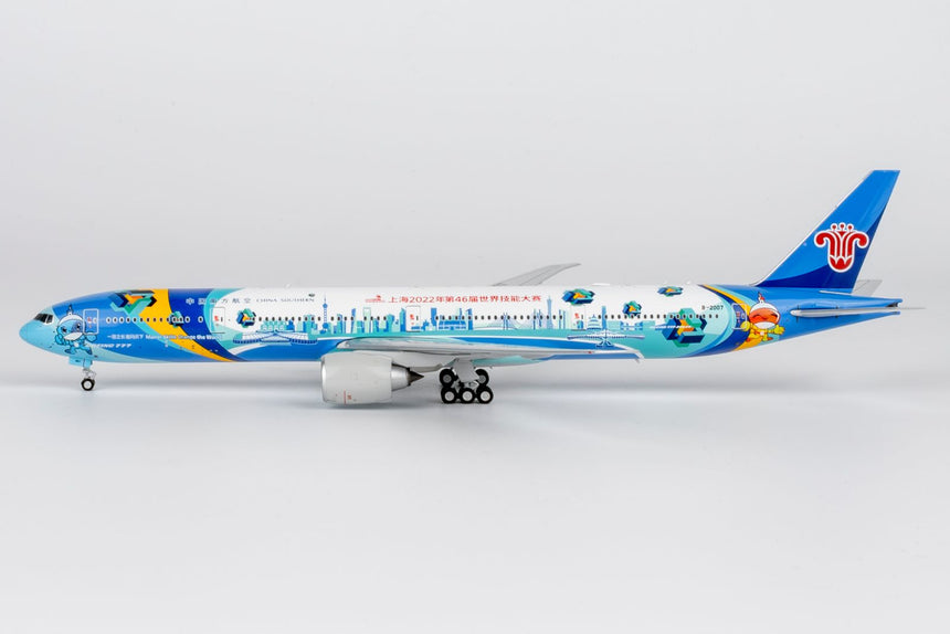 NG Models China Southern Airlines (WorldSkills Shanghai 2022 上海世赛号) Boeing 777-300ER B-2007 1/400 Aircraft Scale Model