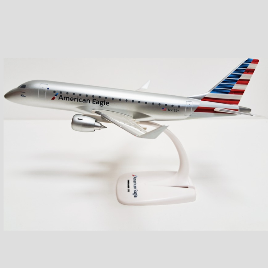 PPC Models American Eagle Embraer E175 1/100 Aircraft Scale Model