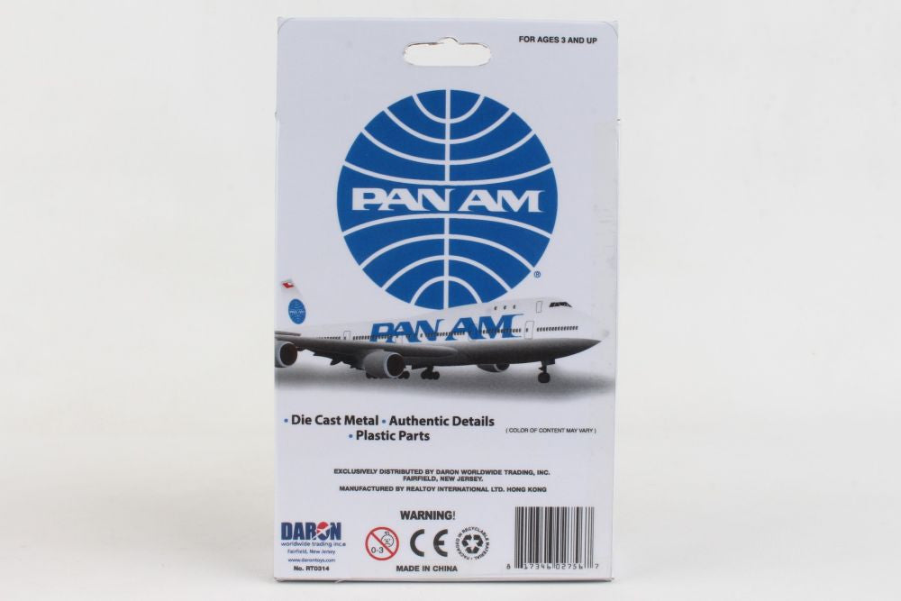 Pan Am Boeing 747 Airplane Model Toy