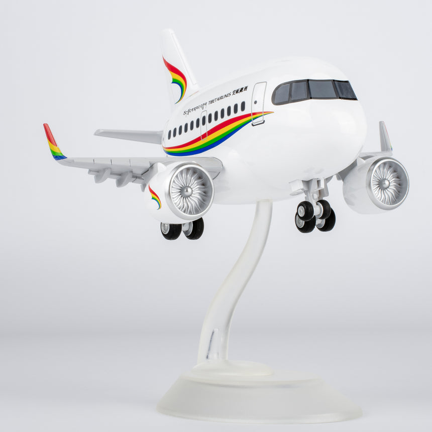NG Models Tibet Airlines Airbus A319 (Cartoon Edition) Snap-Fit Aircraft Scale Model