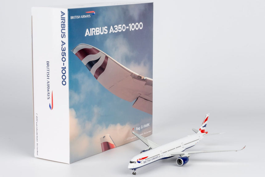 NG Models British Airways Airbus A350-1000 G-XWBK 1/400 Aircraft Scale Model