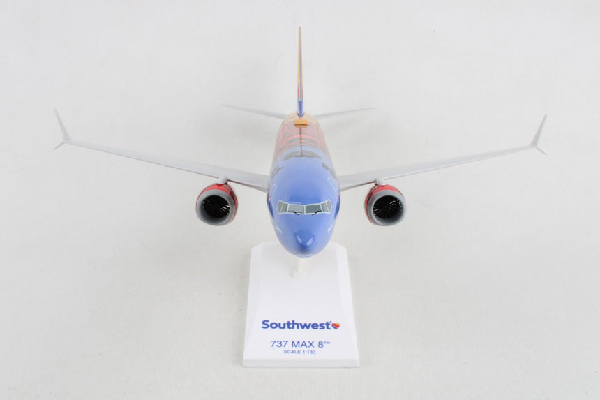 SkyMarks Southwest Airlines Boeing B737 Max 8 1/130 Aircraft Scale Model