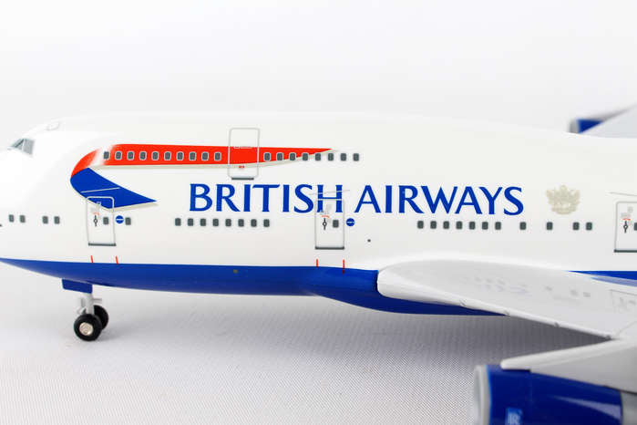 SkyMarks British Airways Boeing 747-400 1/200 Aircraft Scale Model