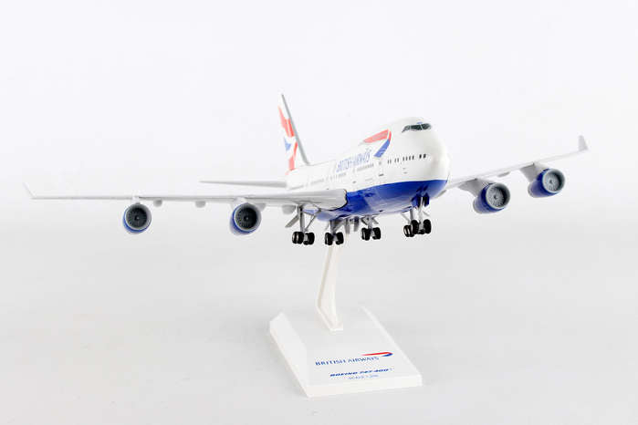 SkyMarks British Airways Boeing 747-400 1/200 Aircraft Scale Model