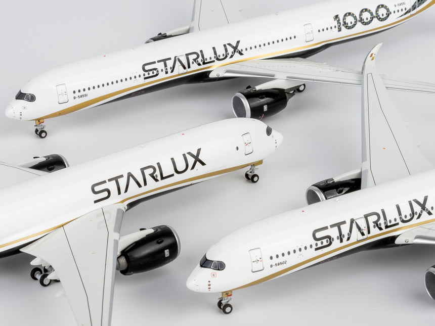 NG Models Starlux Airlines (Carbon Fiber colors; first A350-1000 for Starlux Airlines) Airbus A350-1000 B-58551 (ULTIMATE) 1/400 Aircraft Scale Model