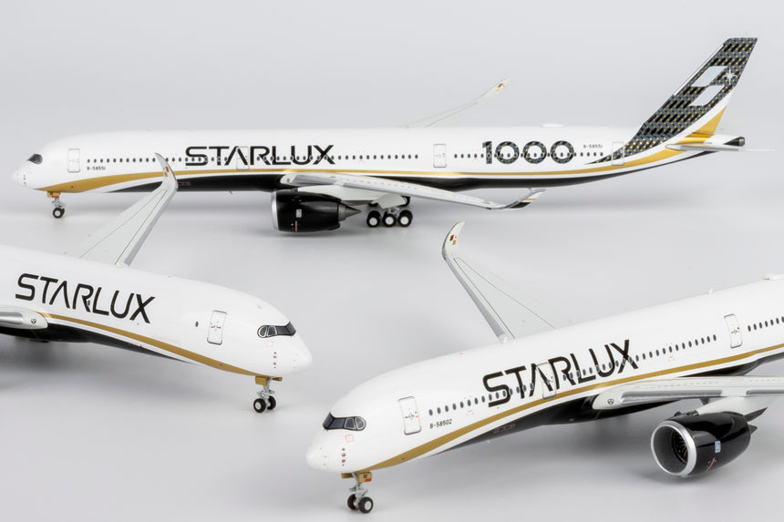 NG Models Starlux Airlines (Carbon Fiber colors; first A350-1000 for Starlux Airlines) Airbus A350-1000 B-58551 (ULTIMATE) 1/400 Aircraft Scale Model