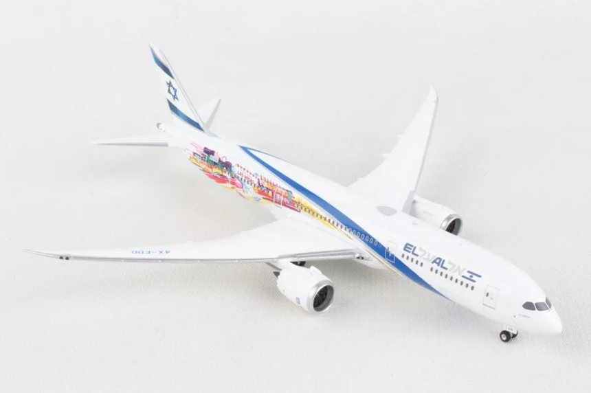 Phoenix EI AI Israel Boeing 787-9 'Las Vegas-San Francisco' 4X-EDD 1/400 Aircraft Scale Model