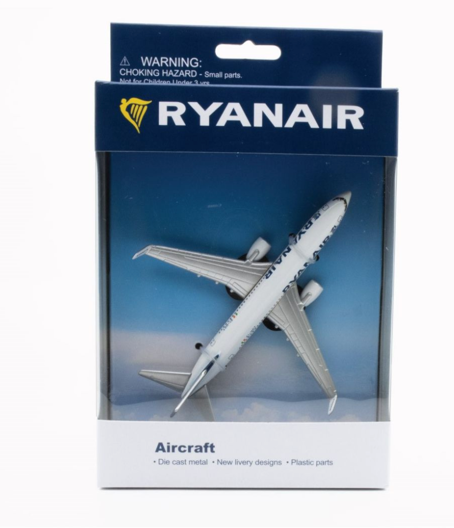 Ryanair Boeing 737 Airplane Model Toy