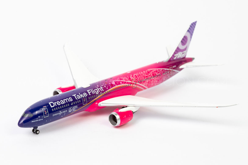 NG Models Boeing Company Boeing 787-9 Dreamliner N1015B "Dreams Take Flight" Livery 1/400 Scale