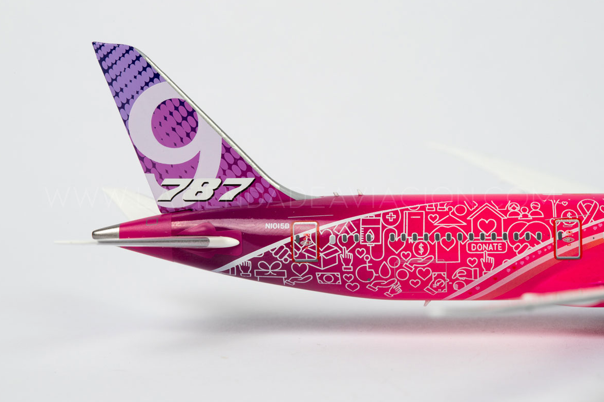 NG Models Boeing Company Boeing 787-9 Dreamliner N1015B "Dreams Take Flight" Livery 1/400 Scale