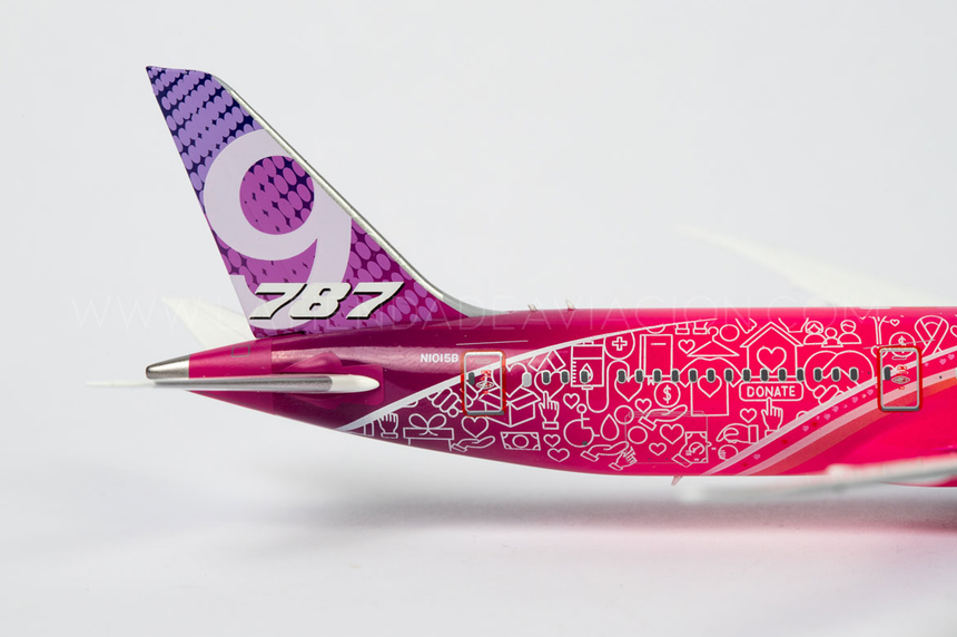 NG Models Boeing Company Boeing 787-9 Dreamliner N1015B "Dreams Take Flight" Livery 1/400 Scale