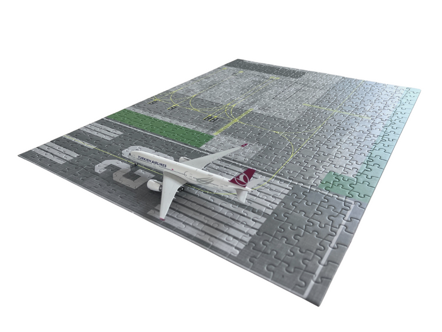 AMS 1/400 & 1/500 Scale 500pc Airport Display Mat Jigsaw Puzzle