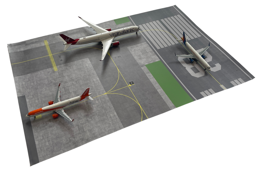 AMS 1/400 & 1/500 Scale A3 Paper Airport and Runway Mat