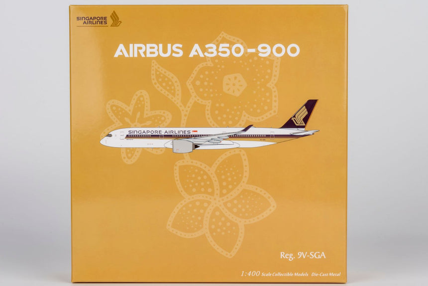 NG Models Singapore Airlines the 1st A350-900ULR Airbus A350-900 9V-SGA 1/400 Aircraft Scale Model