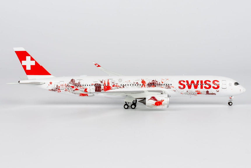 NG Models Swiss "Wanderlust" Airbus A350-900 HB-IFA (ULTIMATE) 1/400 Aircraft Scale Model