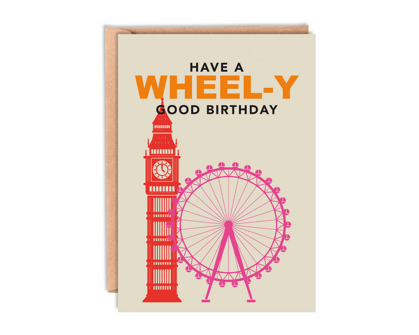 London Birthday Card With Envelope