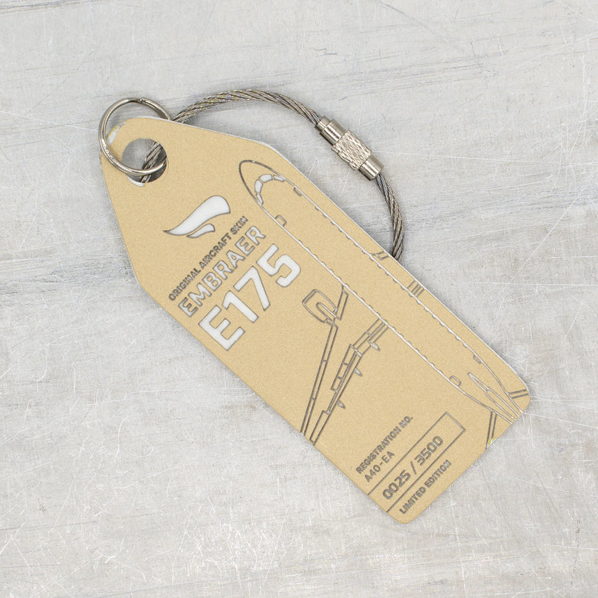 AviationTag Oman Air Embraer E175 - A4O-EA Gold