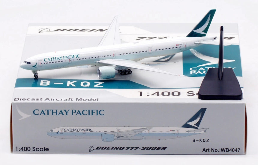 Aviation400 Cathay Pacific Boeing 777-367ER B-KQZ (detachable gear) 1/400 Aircraft Scale Model