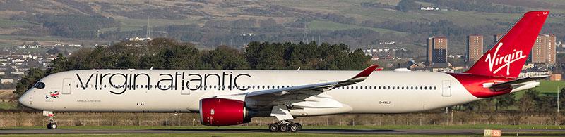 Aviation400 Virgin Atlantic Airbus A350-1041 G-VELJ (detachable gear) 1/400 Aircraft Scale Model