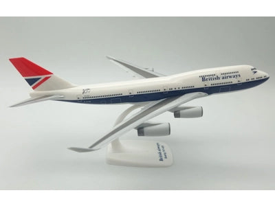 British Airways Snap-fit Boeing 747-400 Negus 1/250 Aircraft Scale Model