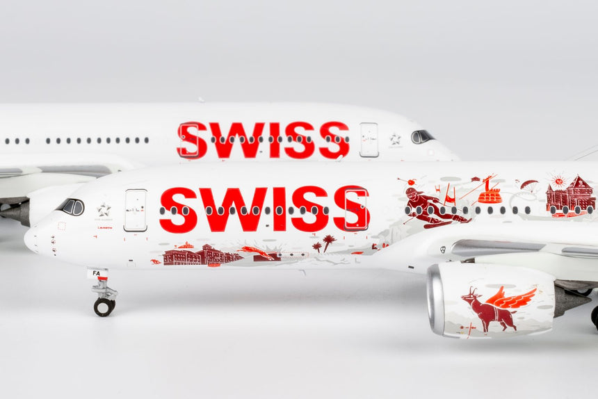 NG Models Swiss "Wanderlust" Airbus A350-900 HB-IFA (ULTIMATE) 1/400 Aircraft Scale Model
